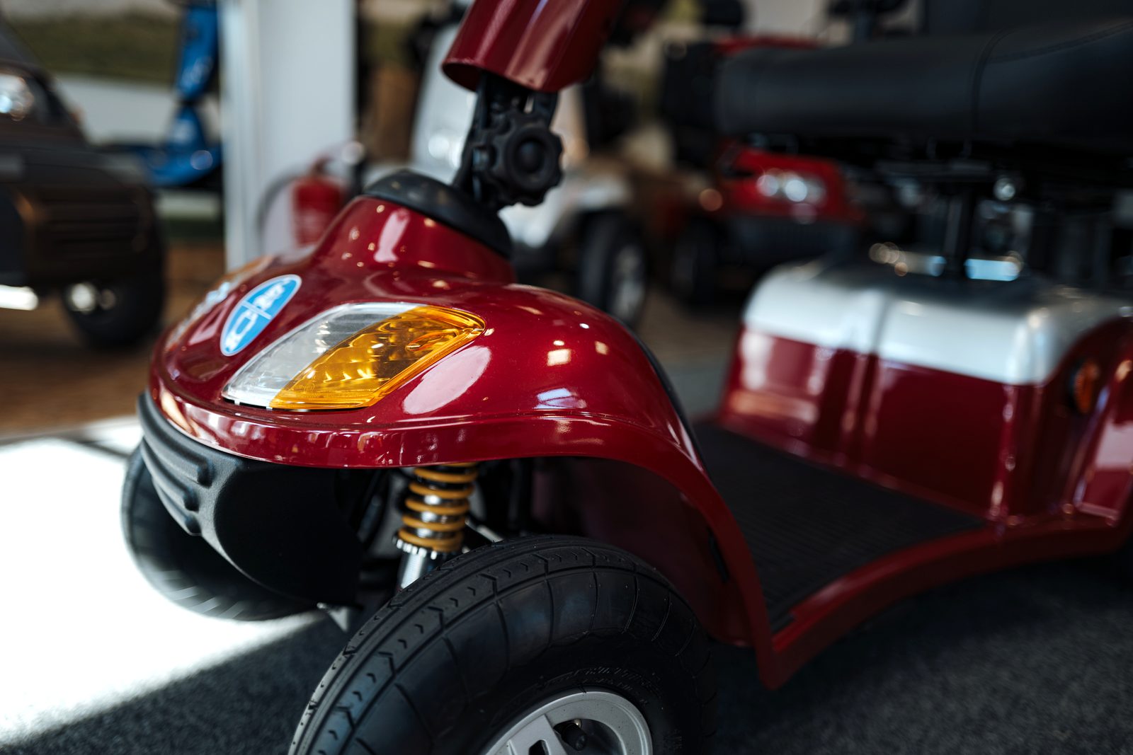 Elektromobil in der Ausstellung von E-Mobile Sachsen